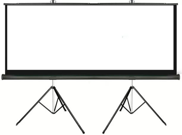 Inlight Tripod Stand Projector Screen (16:9 Format) - Supports Ultra HD-3D-4K.