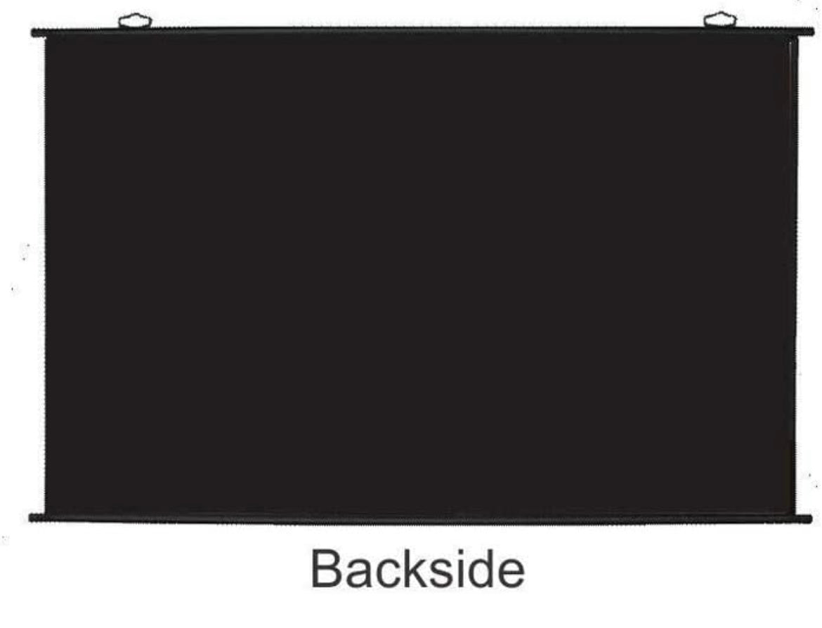 Inlight MapType Projector Screen (16:9 Format) - Supports Ultra HD-3D-4K.