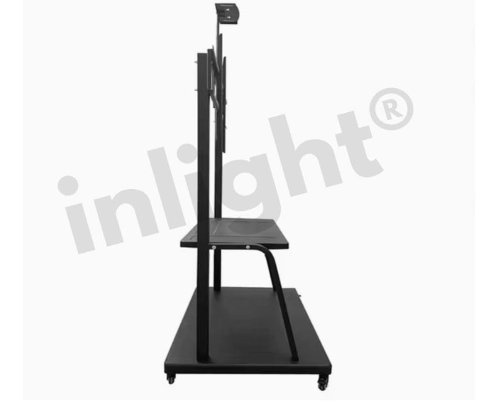 Inlight Rolling/Mobile TV Cart with Wheels for 60-100 Inch LCD LED 4K Flat Screen TVs.