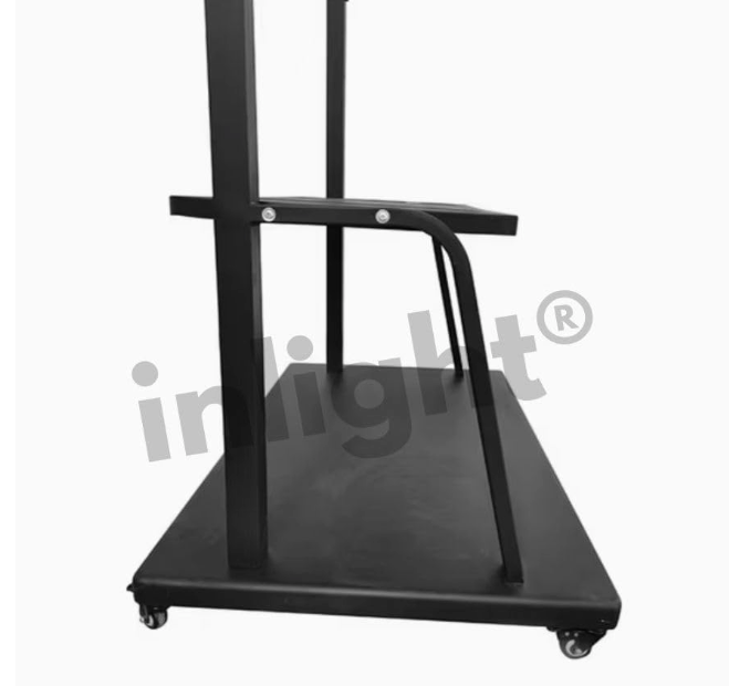 Inlight Rolling/Mobile TV Cart with Wheels for 60-100 Inch LCD LED 4K Flat Screen TVs.