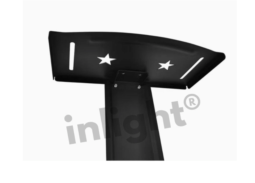 Inlight Rolling/Mobile TV Cart with Wheels for 60-100 Inch LCD LED 4K Flat Screen TVs.